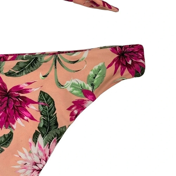 Tori Praver | Seafoam Bikini Two Piece Floral Wrap Around Cheeky - Picture 13 of 15